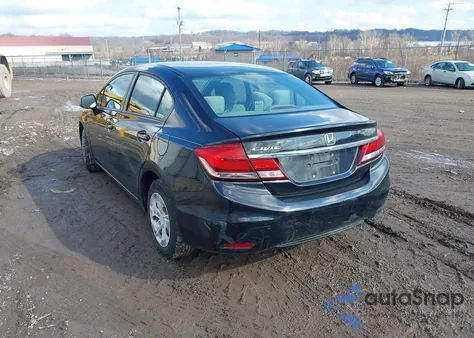 2013 Honda Civic Lx from USA, damaged, VIN 19XFB2F56DE229007